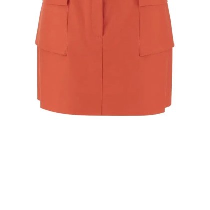 Tory Burch - Stretch Cotton Skirt - Größe 8 - orange Tory Burch - Stretch Cotton Skirt - Größe 8 - orange