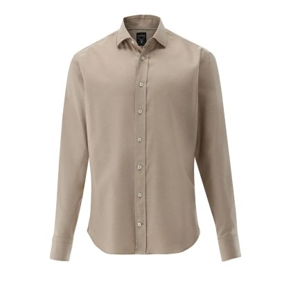 VAN LAACK - Hemd Slim Fit Dessiniert - Größe M - braun VAN LAACK - Hemd Slim Fit Dessiniert - Größe M - braun