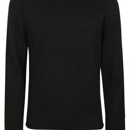 Premiata - Textured Knit Sweater With Crew Neckline - Größe S - schwarz Premiata - Textured Knit Sweater With Crew Neckline - Größe S - schwarz