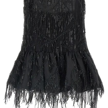 Rotate - %27Sequins Bubble%27 Top - Größe 36 - schwarz Rotate - %27Sequins Bubble%27 Top - Größe 36 - schwarz