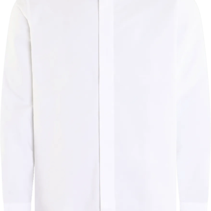 Givenchy - White Shirt With Structured Collar - Größe 42 - weiß – Bild 2