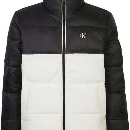 Calvin Klein Jeans - Quilted Multi-Colour Parka With Recycled Elements - Größe XL - schwarz Calvin Klein Jeans - Quilted Multi-Colour Parka With Recycled Elements - Größe XL - schwarz
