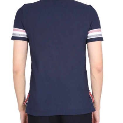 Thom Browne - Stripes T-Shirt - Größe 5 - blau – Bild 3