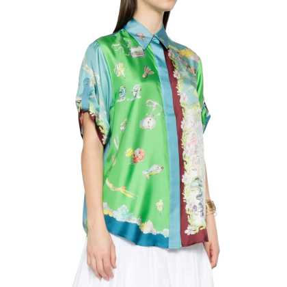 Alemais - Daria Seidenhemd - Größe 8 - bunt – Bild 3