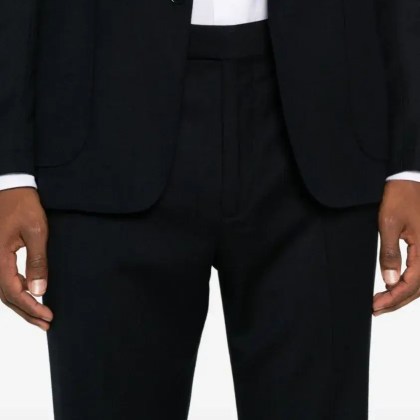 Ermenegildo Zegna - Tailored Men%27s Blazer With Two-Button Closure And - Größe 52 - schwarz
