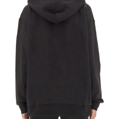 Michael Kors - Flocked Logo Sweatshirt - Größe M - schwarz – Bild 3