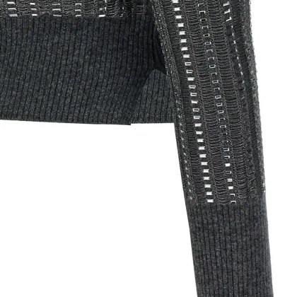 Ermanno Scervino - Wool And Cashmere Blend Sweater - Größe S - schwarz