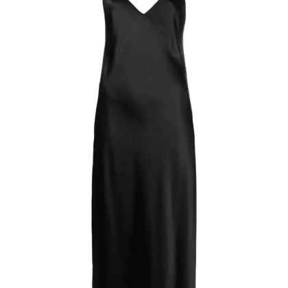 Joseph - Clea Silk Satin Flared Dress - Größe 40 - schwarz Joseph - Clea Silk Satin Flared Dress - Größe 40 - schwarz
