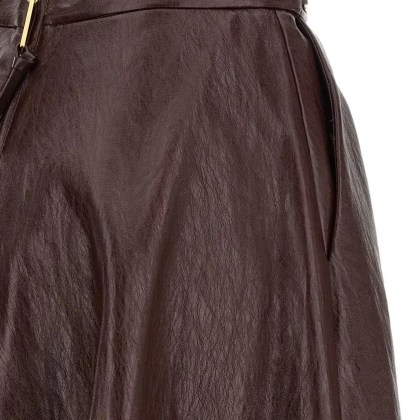 Elisabetta Franchi - Craquelé Skirt - Größe 40 - schwarz