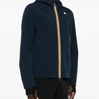 K-Way - Navy Blue Waterproof Bonded Jacket - Größe M - blau – Bild 2