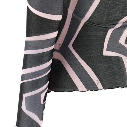 Emilio Pucci - Tulle Sweater - Größe 40 - grau