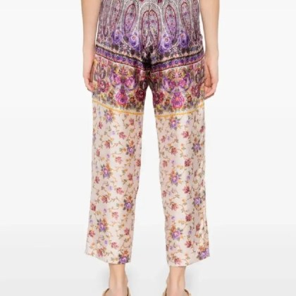 Pierre-Louis Mascia - Relaxed-Fit Floral And Paisley Print Trousers - Größe XS - beige – Bild 3