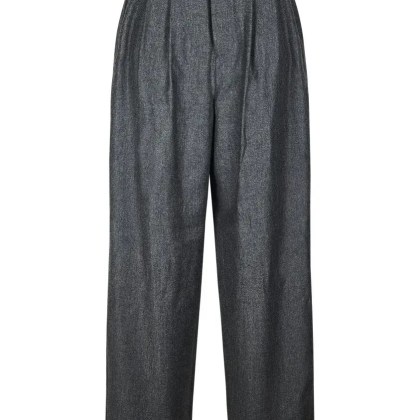 SOEUR - High-Waisted Wide-Leg Trousers - Größe 40 - grau SOEUR - High-Waisted Wide-Leg Trousers - Größe 40 - grau