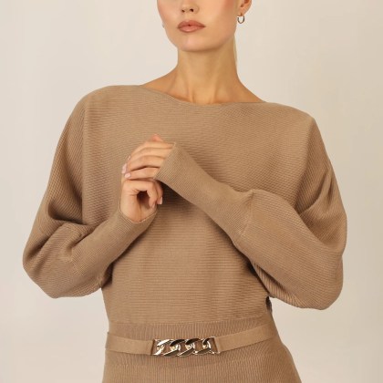 Apart - Strickkleid - Größe 44/46 DAM - braun – Bild 3