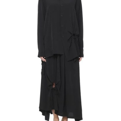 Y-3 - Shirt With Cut Out Details - Größe XS - schwarz – Bild 4