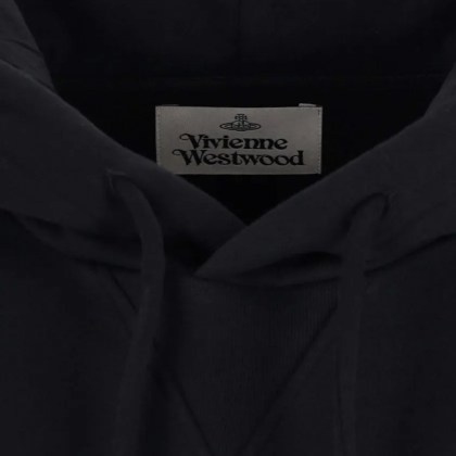 Vivienne Westwood - "Orb" Hoodie Black - Größe XXL - schwarz – Bild 3