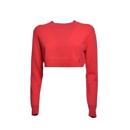 Patou - Wool Cashmere Cropped Sweater - Fuchsia - Größe S - rot Patou - Wool Cashmere Cropped Sweater - Fuchsia - Größe S - rot
