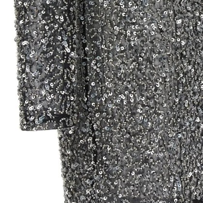 Retrofete - 'Emani' Dress - Größe S - grau – Bild 2