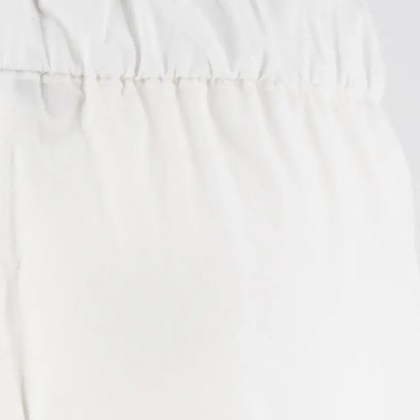 Le Tricot Perugia - Wide Trousers With Elasticated Waistband - Größe 44 - weiß – Bild 2