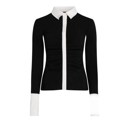 Karl Lagerfeld - KARL ESSENTIAL LANGARM-POLOSHIRT - Größe XL - schwarz Karl Lagerfeld - KARL ESSENTIAL LANGARM-POLOSHIRT - Größe XL - schwarz