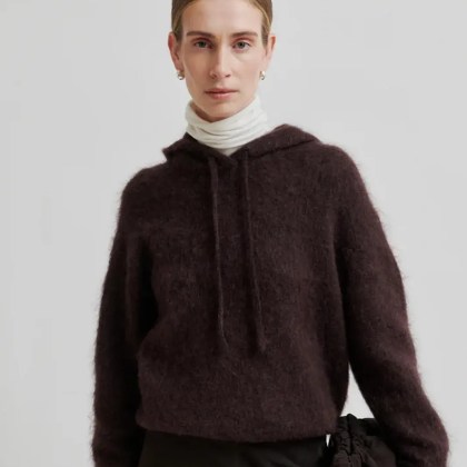 Second Female - SECOND FEMALE Brauner Strickhoodie - Größe L - multi Second Female - SECOND FEMALE Brauner Strickhoodie - Größe L - multi