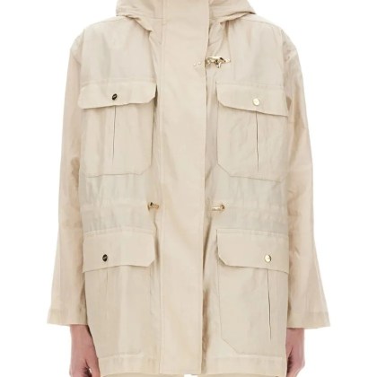 Fay - Linen And Cotton Canvas Parka - Größe M - Fay - Linen And Cotton Canvas Parka - Größe M -