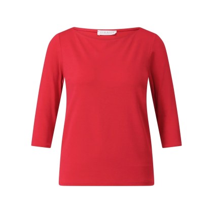 Kimmich Trikot - Shirt aus Viskose-Crêpe - Größe XS - rot Kimmich Trikot - Shirt aus Viskose-Crêpe - Größe XS - rot