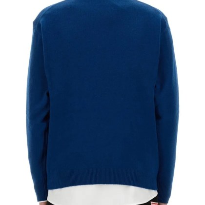 Kenzo - Jersey With Embroidery Boke Flower - Größe M - blau – Bild 3