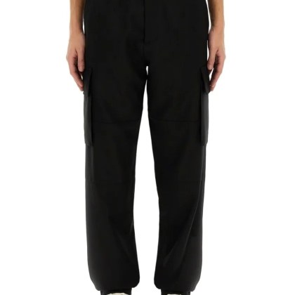 Marni - Relaxed Fit Black Wool Pants With Cargo Pockets - Größe 50 - schwarz Marni - Relaxed Fit Black Wool Pants With Cargo Pockets - Größe 50 - schwarz
