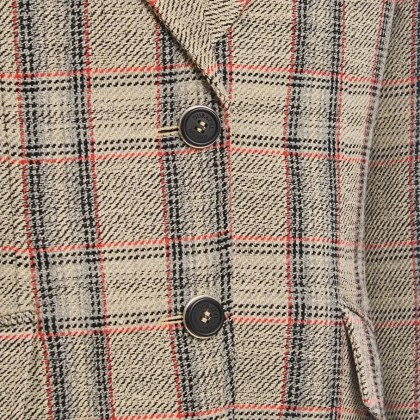 Durazzi Milano - Checked Tailored Jacket - Größe 44 - grau – Bild 2