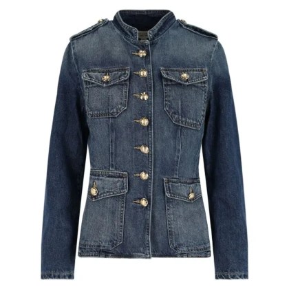 NILI LOTAN - "Geraldine" Denim Jacket Blue - Größe M - blau NILI LOTAN - "Geraldine" Denim Jacket Blue - Größe M - blau