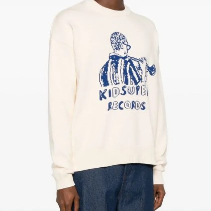 Kidsuper - Sweater With Embroidery - Größe XL - beige – Bild 3