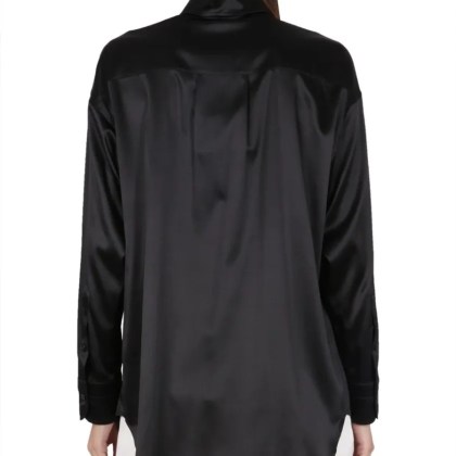 Tom Ford - Stretch Silk Satin Shirt - Größe 44 - schwarz – Bild 3