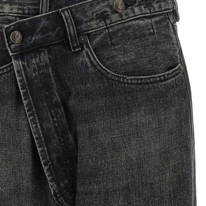 R13 - 'Crossover' Jeans - Größe 25 - schwarz – Bild 3