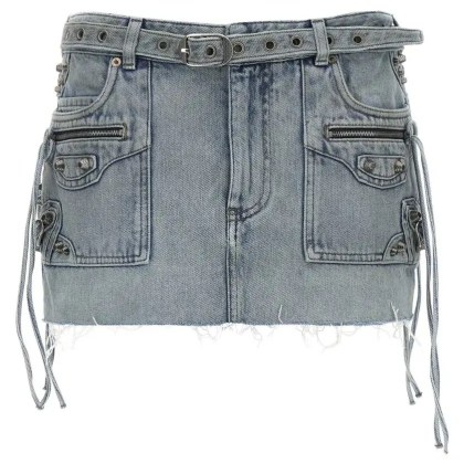 Balenciaga - %27Cagole Mini%27 Skirt - Größe 36 - grau Balenciaga - %27Cagole Mini%27 Skirt - Größe 36 - grau