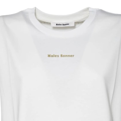 Wales Bonner - The Original T-Shirt In Ivory Cotton - Größe XS - weiß