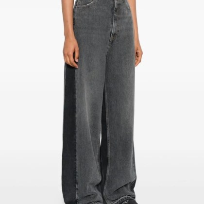 Stella McCartney - Black And Grey Denim Jeans - Größe 27 - grau – Bild 3