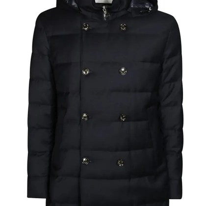 MONTECORE - Double-Breasted Down-Padded Coat - Größe 52 - schwarz MONTECORE - Double-Breasted Down-Padded Coat - Größe 52 - schwarz