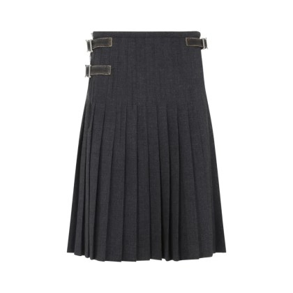 Prada - Pleated Skirt With High Waist - Größe 38 - schwarz Prada - Pleated Skirt With High Waist - Größe 38 - schwarz
