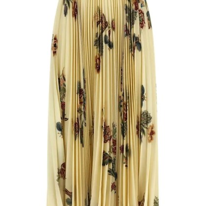 Etro - Pleated Midi Skirt - Größe 40 - braun Etro - Pleated Midi Skirt - Größe 40 - braun