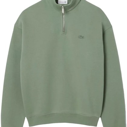 Lacoste - Heavy Fleece Zipper Sweatshirt - Größe XXXL - grün Lacoste - Heavy Fleece Zipper Sweatshirt - Größe XXXL - grün