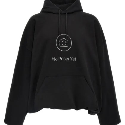 Vetements - %27No Posts%27 Hoodie - Größe S - schwarz Vetements - %27No Posts%27 Hoodie - Größe S - schwarz