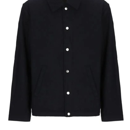 Autry - Wool Blend Jacket With Classic Collar - Größe L - schwarz Autry - Wool Blend Jacket With Classic Collar - Größe L - schwarz