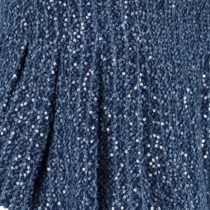 CHARLES JEFFREY LOVER BOY - Pleated Mini Skirt With Shimmering Sequins - Größe S - blau – Bild 2