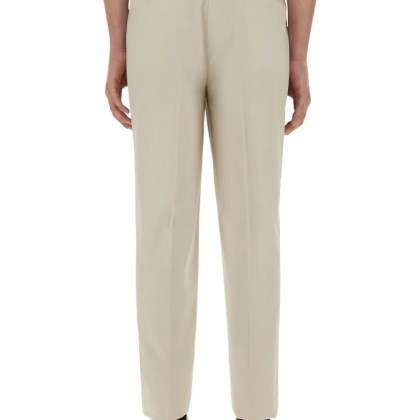 Zegna - Tailored Pants With Front Pleat - Größe 54 - beige – Bild 3