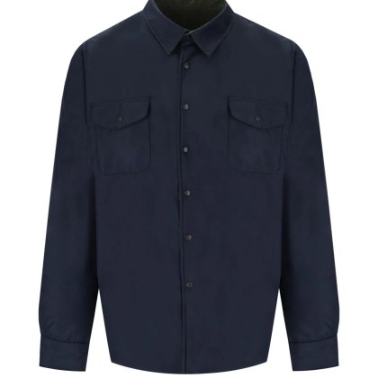 B-D BAGGIES - Baltimora Blue And Green Reversible Overshirt - Größe L - blau B-D BAGGIES - Baltimora Blue And Green Reversible Overshirt - Größe L - blau