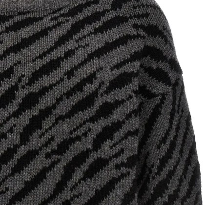 Rhude - 'Zebra' Sweater - Größe L - schwarz – Bild 3