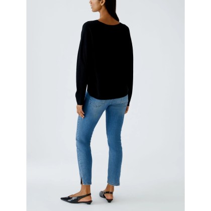 Oui - Pullover FREYJA - Größe 36 DAMEN - black – Bild 4