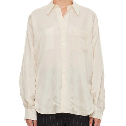 Quira - Reversible Button-Up Shirt - Größe 40 - weiß Quira - Reversible Button-Up Shirt - Größe 40 - weiß