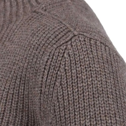 Rick Owens - Headon Dbl Lupetto Sweater – Brown - Größe M - braun – Bild 4